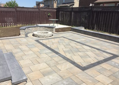 Elcon Contracting Stone Patio & Firepit